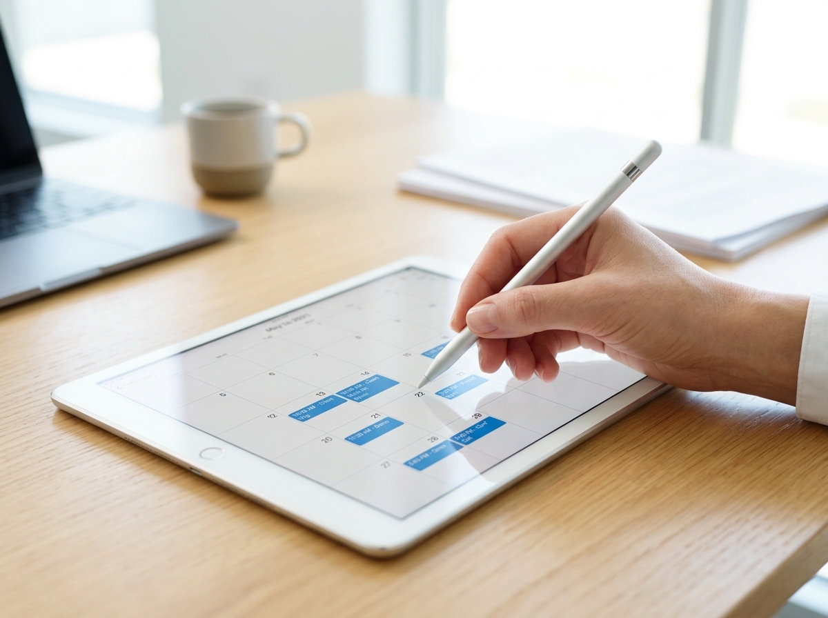 Appointment enquiries tablet